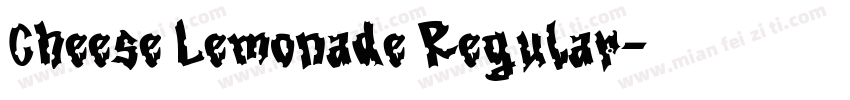 Cheese Lemonade Regular字体转换